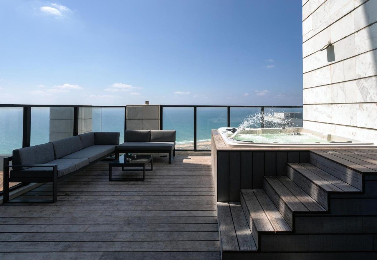 バト・ヤムYalarent Sea-Breeze Penthouse With Jacuzziアパートメント エクステリア 写真